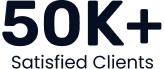 50 K+ Satisfied Clients